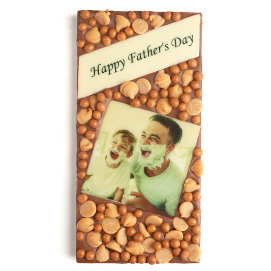 Dad's PB Caramel Photo Message Bar